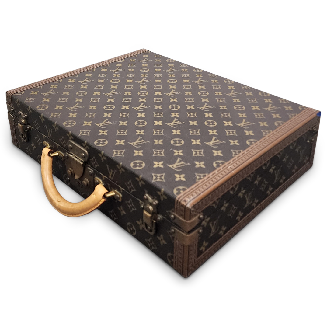 Sold at Auction: Louis Vuitton, Louis Vuitton President Classeur Briefcase